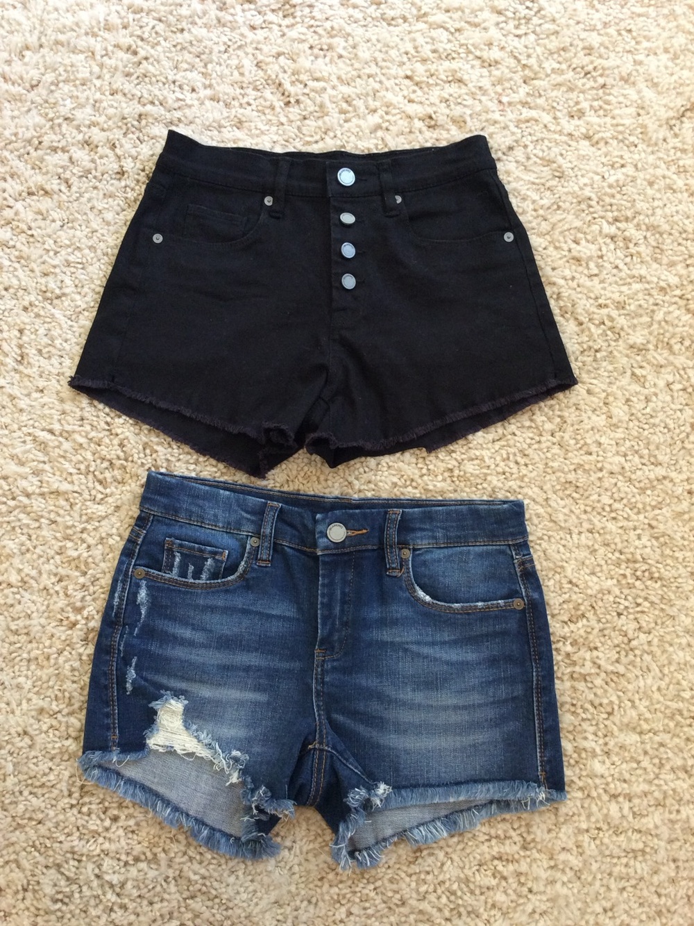 Blank NYC Cut Off Denim Jean Shorts Bundle - Size 25